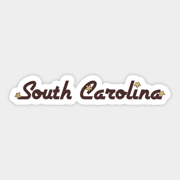 South Carolina Yellow Jessamine Sticker by LochNestFarm